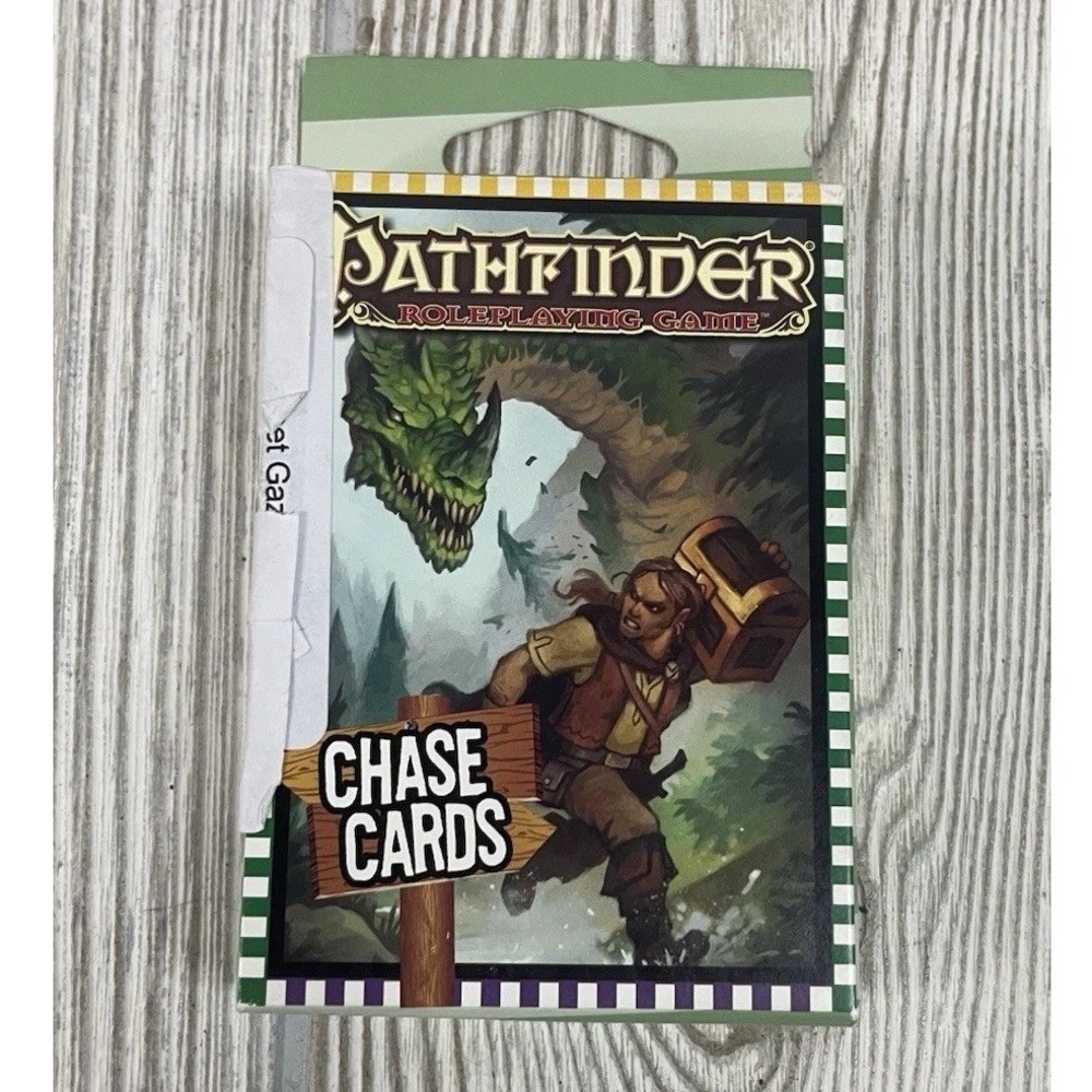 Paizo Pathfinder RPG Chase Cards Deck PZO3018 Urban Forest Dungeon 51 Cards